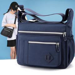 Nylon Crossbody Shoulder Bag for Women Waterproof Daily Shopping Travel