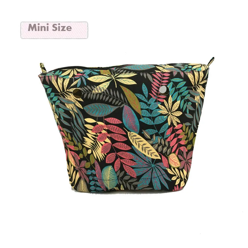 Mini Size Inner Lining Zipper Pocket for O Bag - 7 Colors