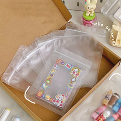 Frosted Ziplock Bag Matte Transparent Plastic Bag