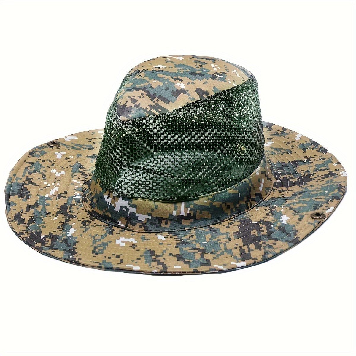 Camouflage Fishing Hat UV Protection Lightweight Hat