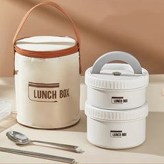 Stackable Stainless Steel Bento Box Insulated Leakproof Lunch Container