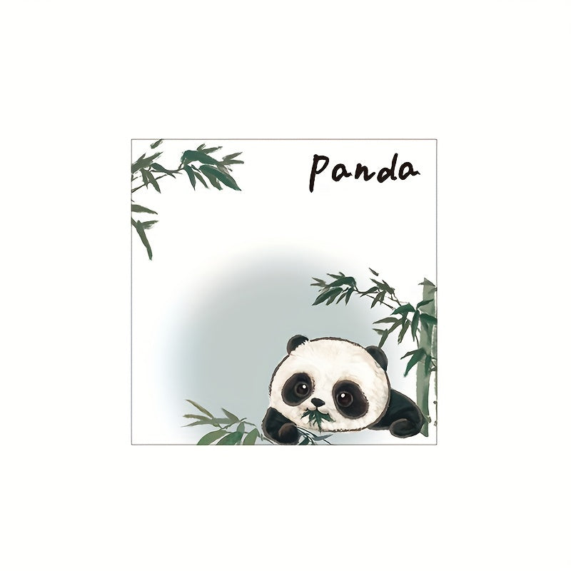 50pcs Panda Series Memo Pads Message Paper Sticky Notes