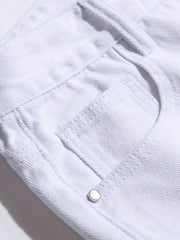 Men's Ripped Denim Shorts