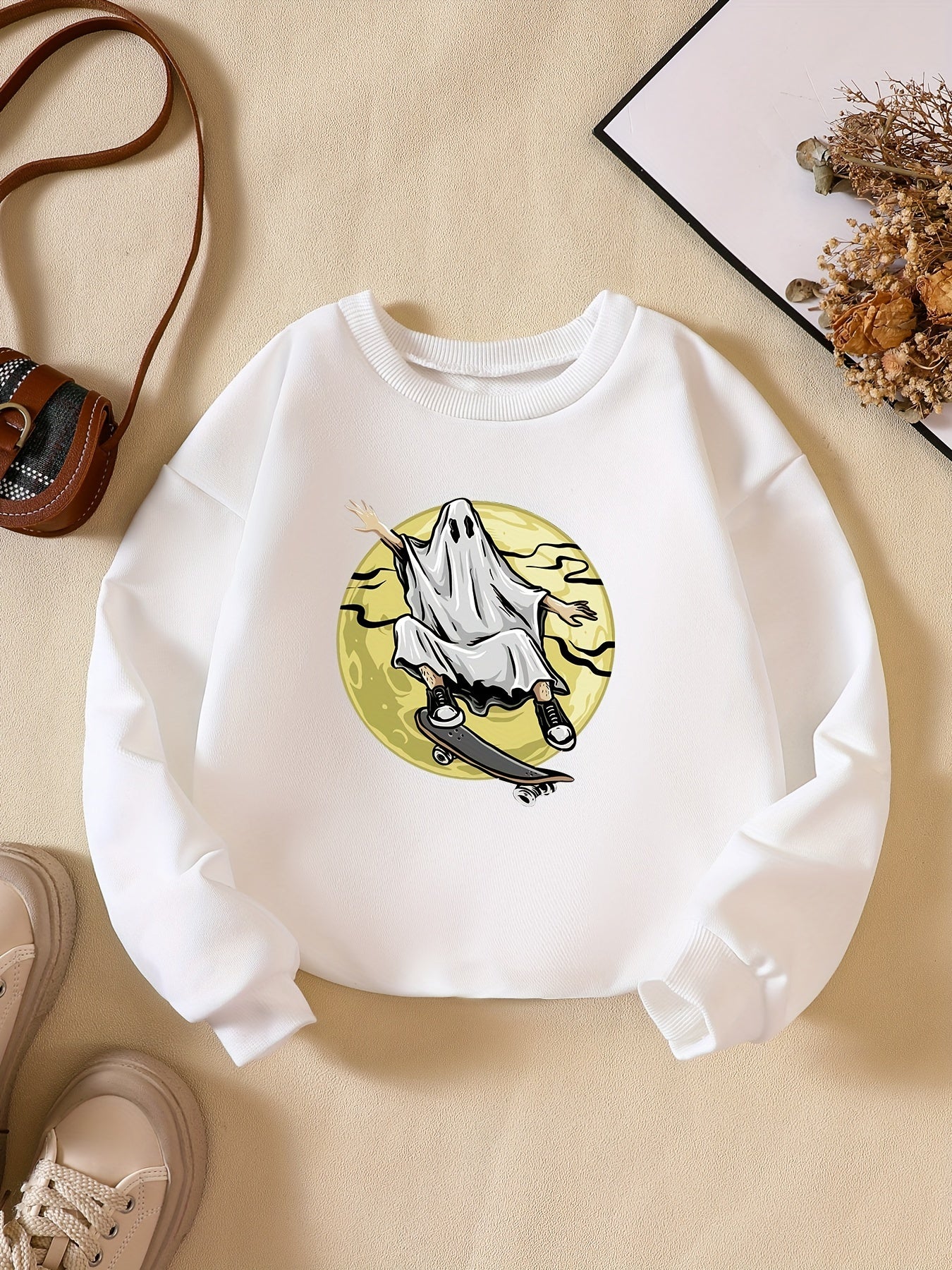 Halloween Boo Series Boys Sweatshirt