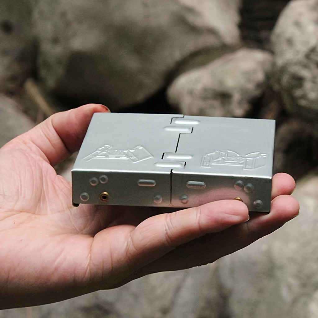 Portable Solid Alcohol Stove for Outdoor Cooking