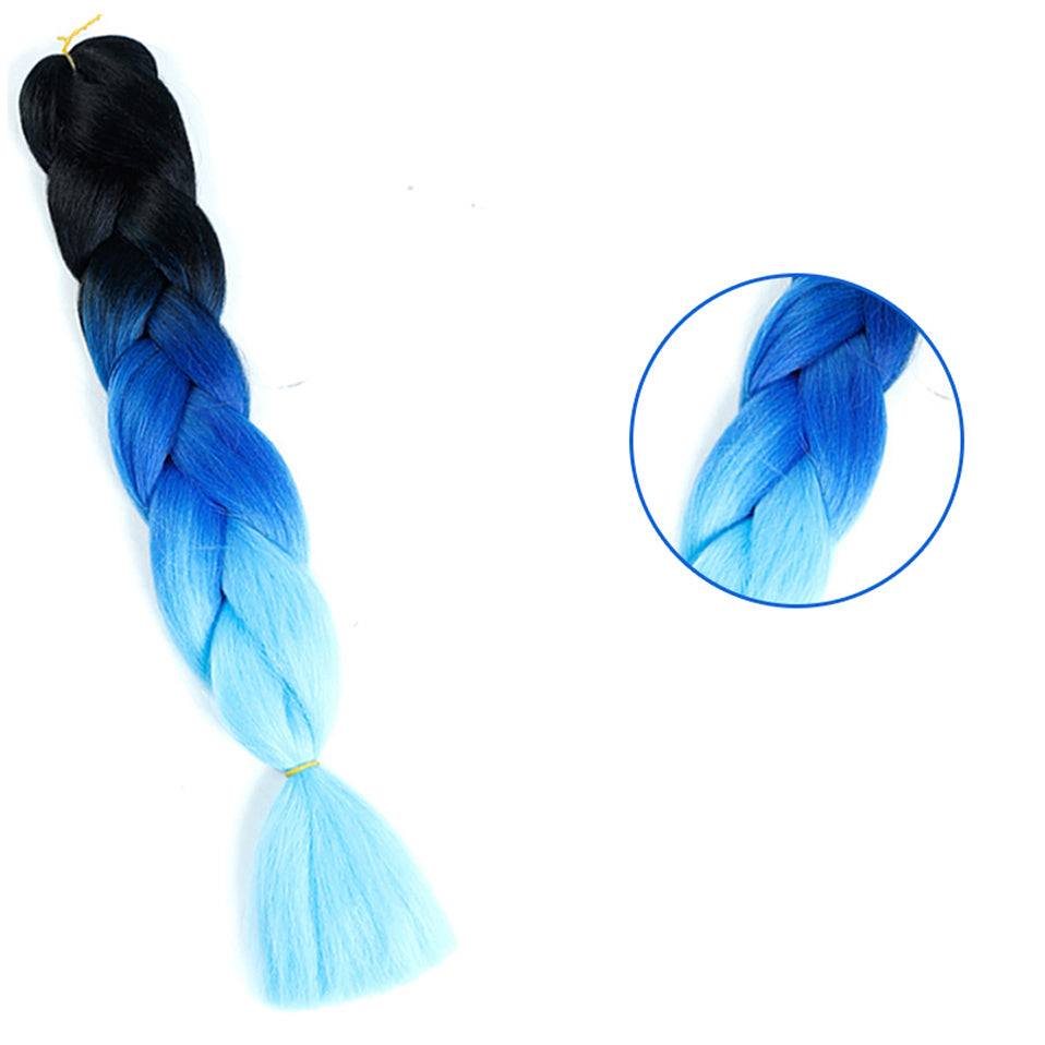 Synthetic Jumbo Braid Hair Extensions Ombre Braiding Hair Packs for Women Girls
