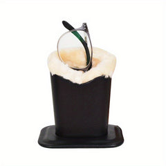 Plush Lined Eyeglasses Holder Stand Protective Glasses Display Case