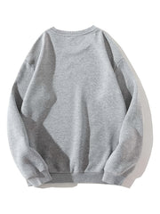 Christmas Santa Claus Print Sweatshirt for Women