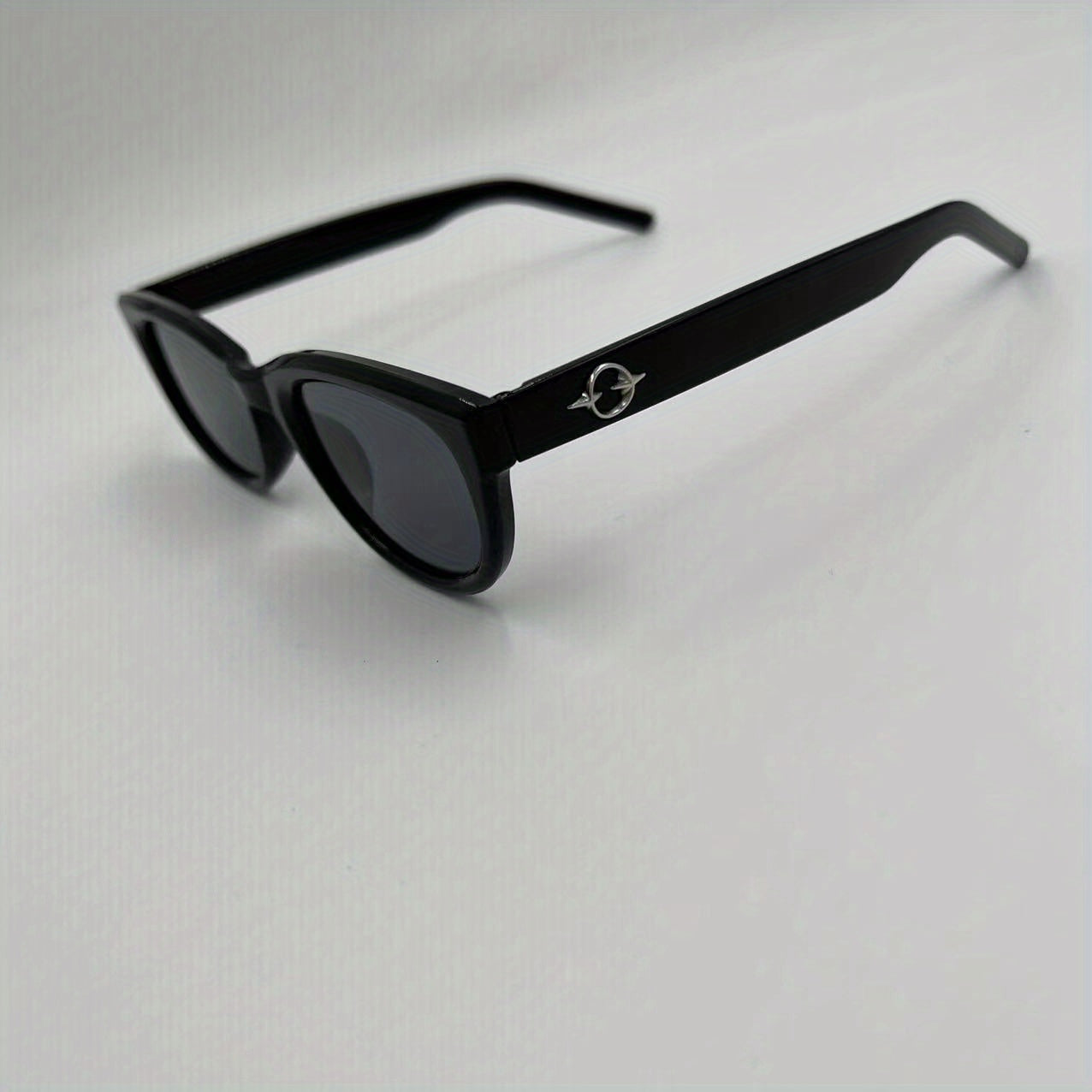 Y2K Square Jelly Sunglasses Metal Planet Decor UV400