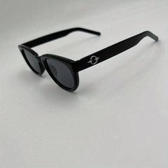 Y2K Square Jelly Sunglasses Metal Planet Decor UV400