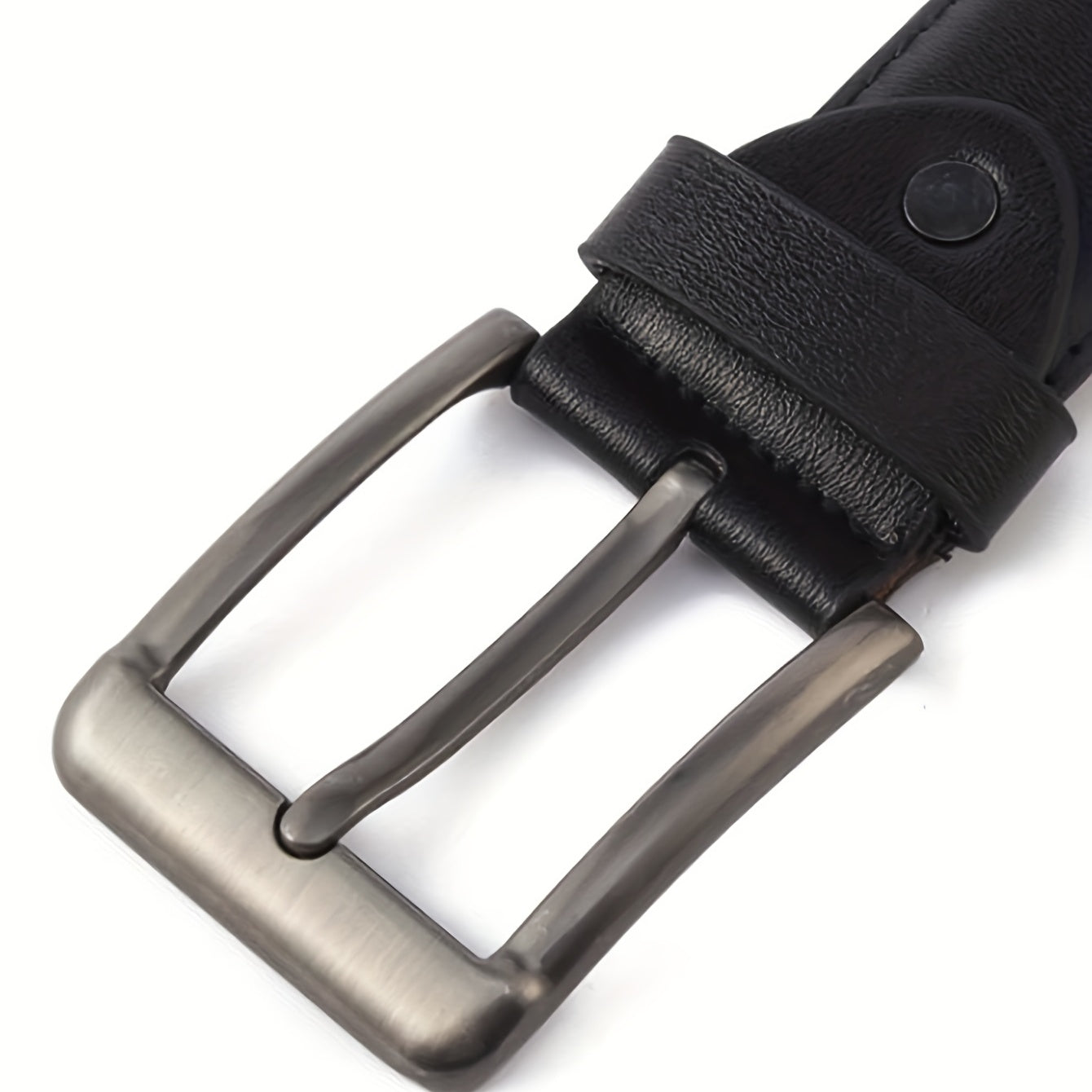 Men's PU Pin Buckle Leather Belt