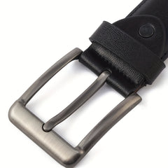 Men's PU Pin Buckle Leather Belt