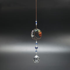 1pc Christmas Crystal Hanging Decoration Window Car Decoration