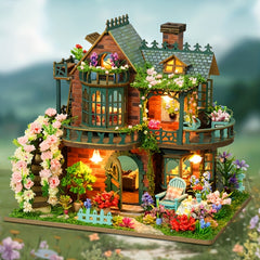 DIY Garden Dollhouse Kit 3D Building Model Home Decoration Birthday Gift