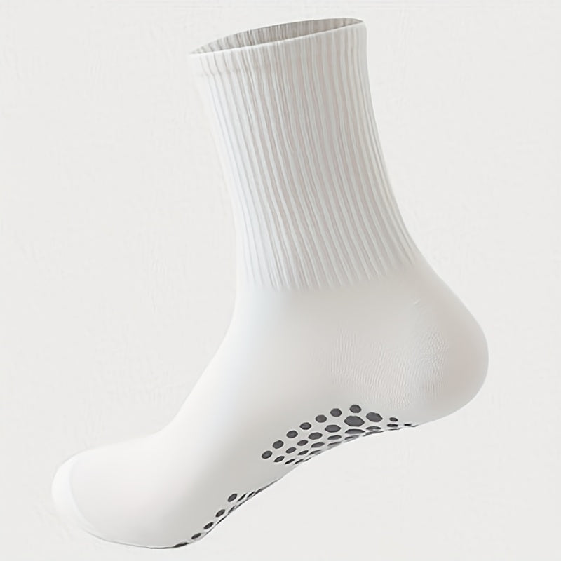 Non Slip Yoga Socks for Pilates Barre Ballet - Mid Calf