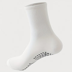 Non Slip Yoga Socks for Pilates Barre Ballet - Mid Calf