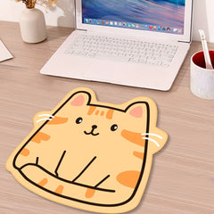 Cartoon Animal Shaped Leaf Non-slip Mouse Pad