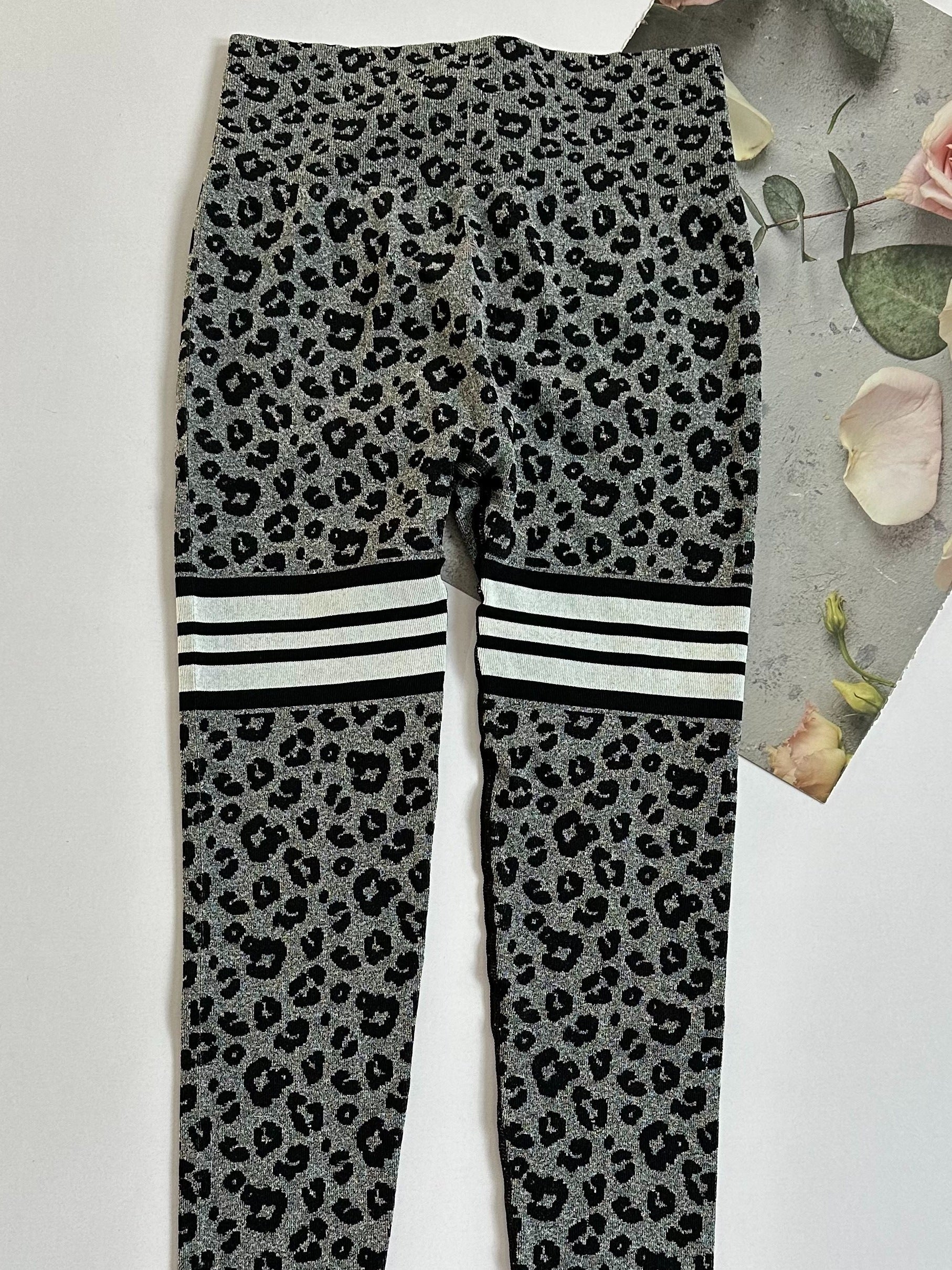 Leopard Print High Waist Yoga Pants Butt Lifting Slimming Leggings