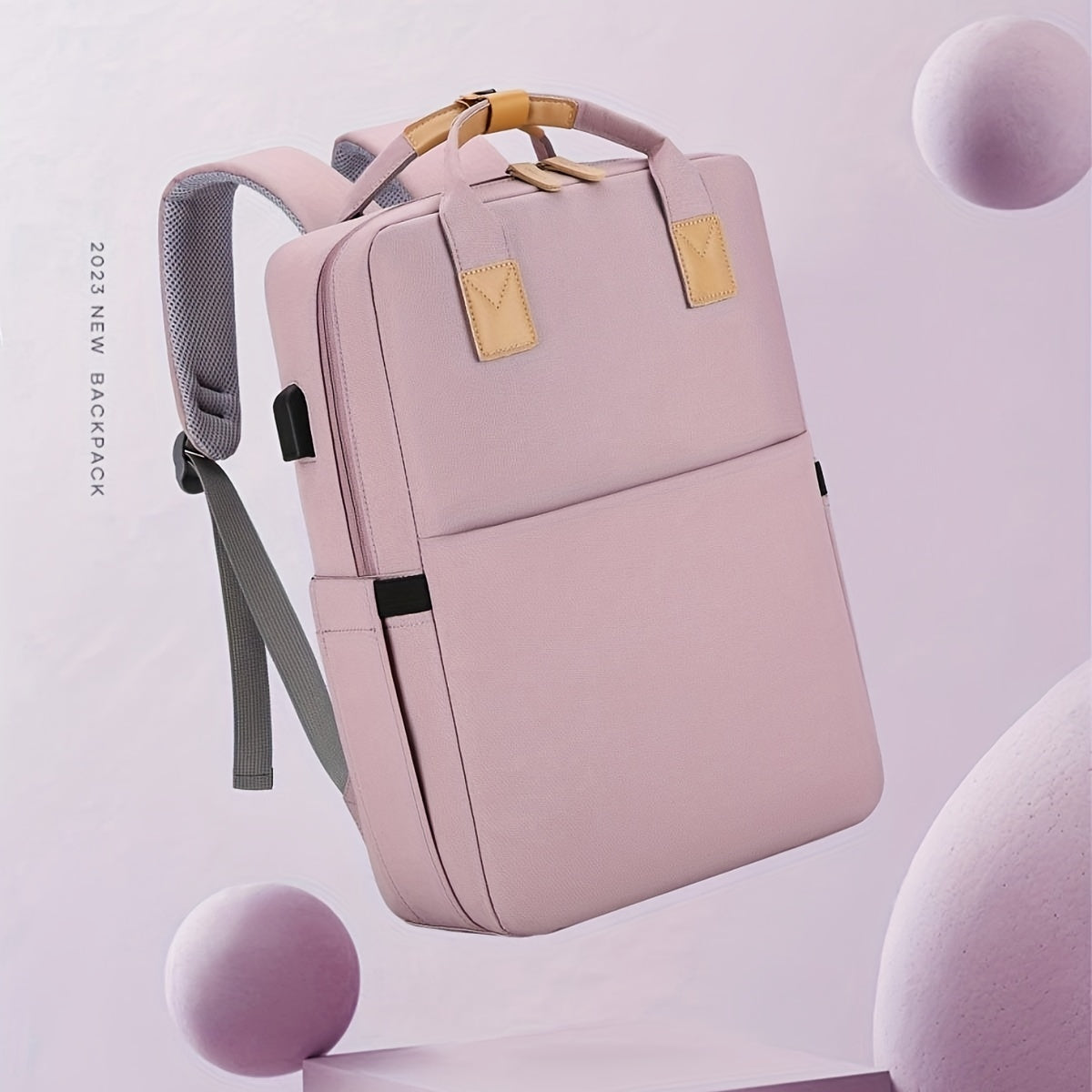 Large Capacity Cube Backpack Durable Lightweight Carry on Bag