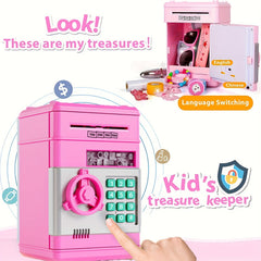 Girl's Piggy Bank Toy Money Saving Box For Teen Girls