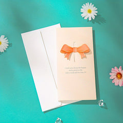 1pc Baby Thank You Card Holiday Gift Card Blessing Card Birthday Greeting Card
