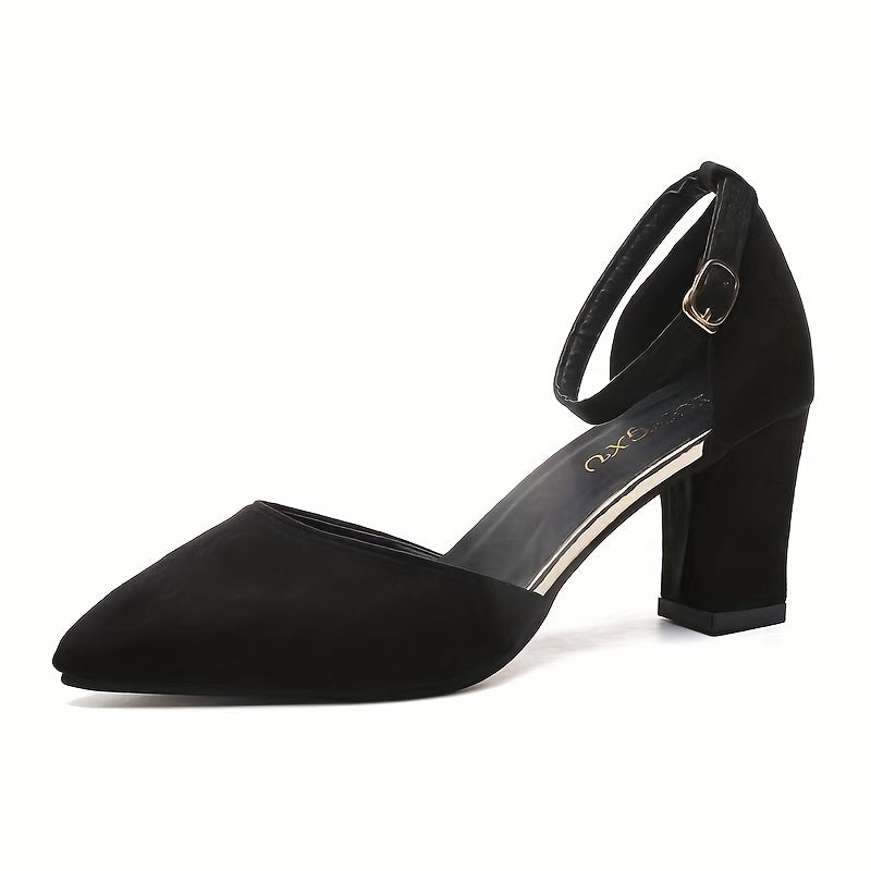 Women's Solid Wedges Sandals Point Toe Strappy Back Shoes