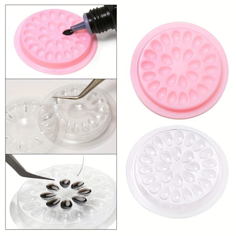 Eyelash Glue Holder Eyelash Extension Pallet For Extensions