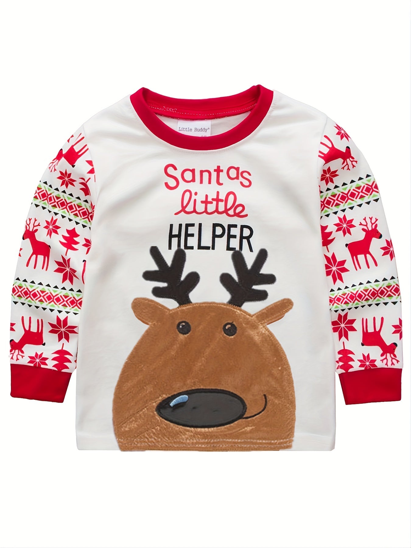 Christmas Pajamas Sets Reindeer Santa Claus Toddler Clothes Kids Pajama