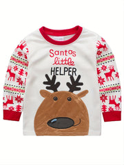 Christmas Pajamas Sets Reindeer Santa Claus Toddler Clothes Kids Pajama