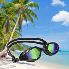 Adult Swim Goggles Anti-fog Waterproof No Leaking Silicone Swimming Glasses