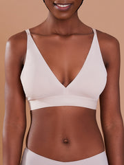 Soft & High Elastic Plain Push Up Sports Bra Comfort Strap Adjustable