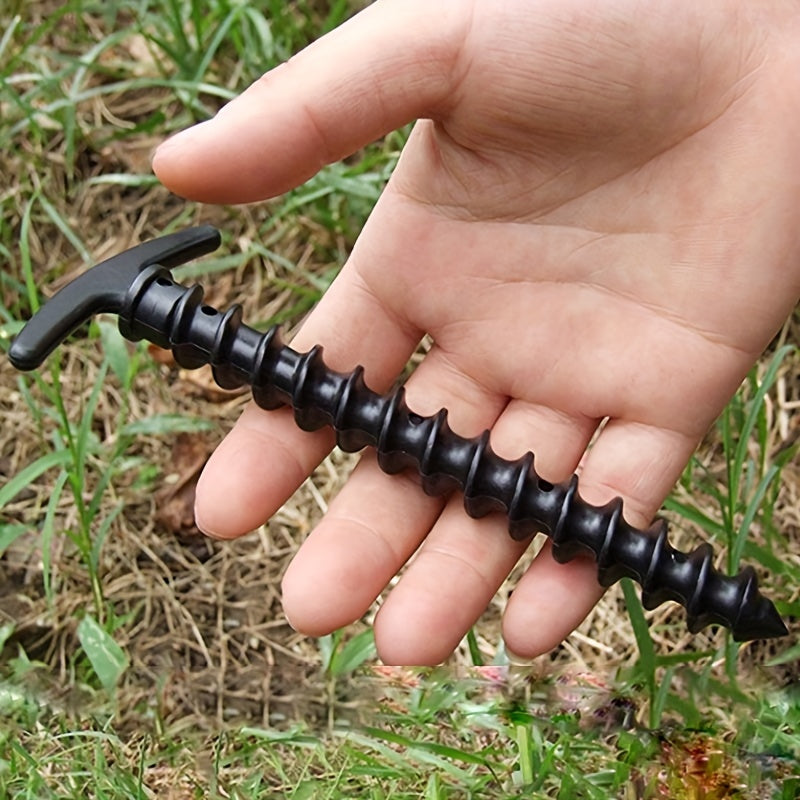 10pcs Spiral Plastic Tent Nails Camping Tent Accessories