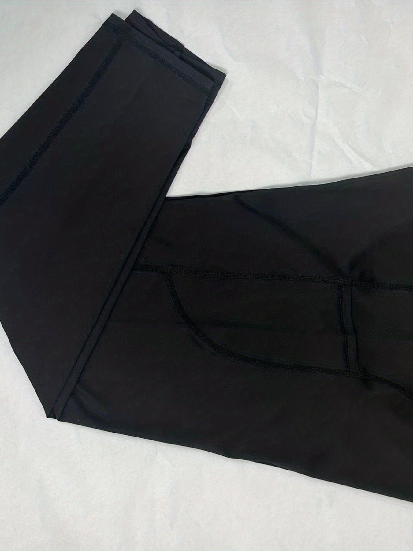Solid High Rise Yoga Leggings