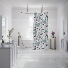 Waterproof Butterfly Shower Curtain, Mildew-Proof Fabric for Bathroom Decor