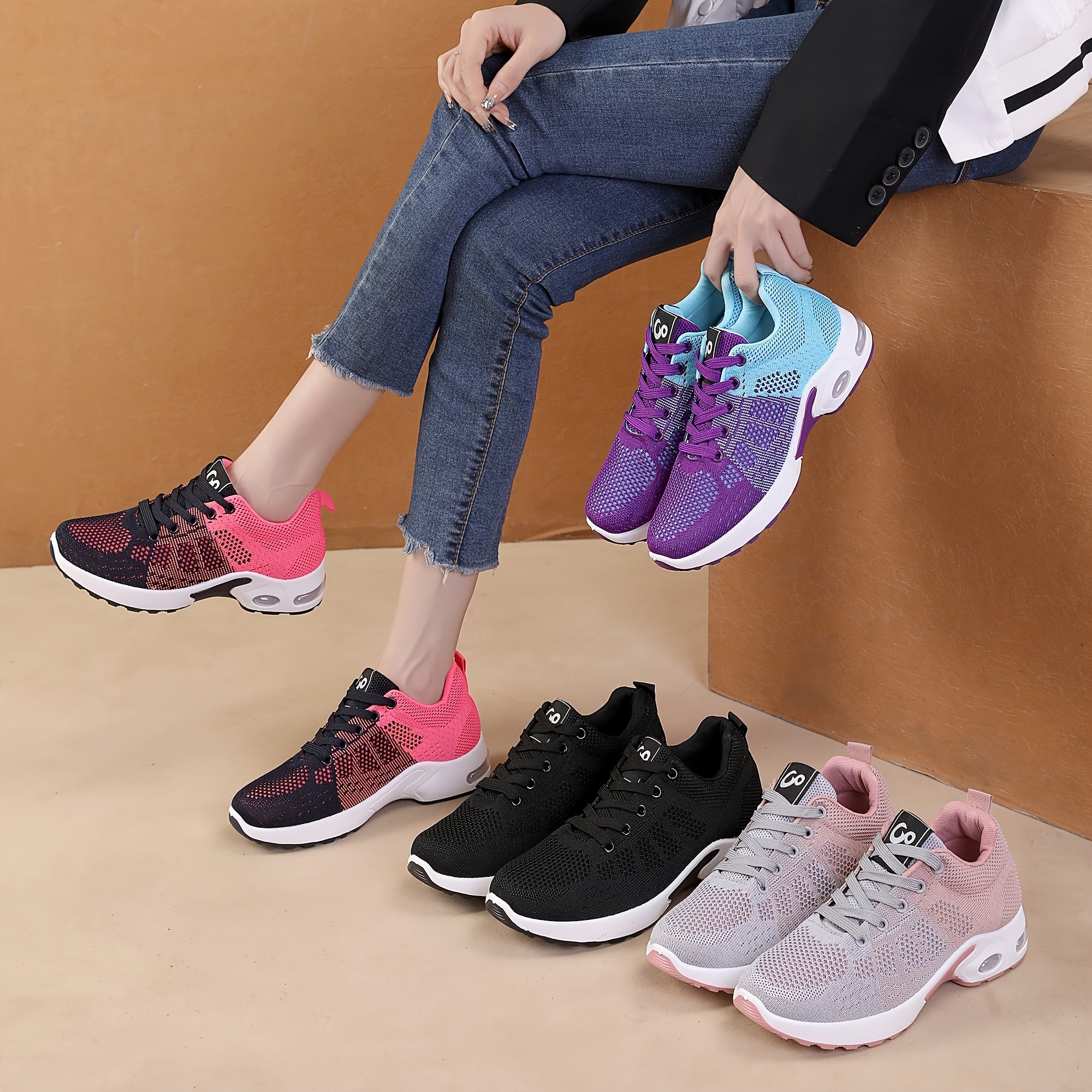 Air Cushion Shock Absorption Lightweight Sneakers