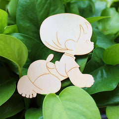 5pcs Wooden Shapes for Painting Decoration