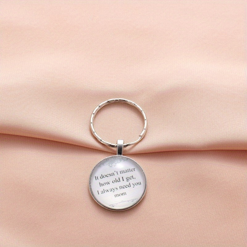 Vintage English Keychain Necklace Bag Charm Jewelry Accessory