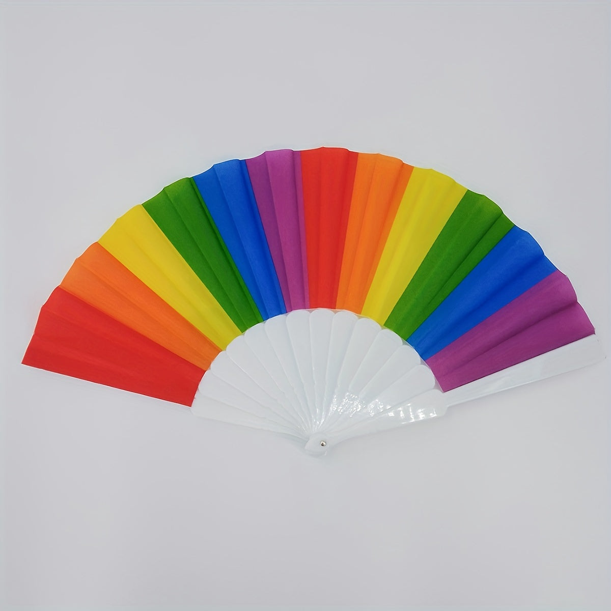 Rainbow Dance Fan Handheld Performance Decoration Carnival Accessories