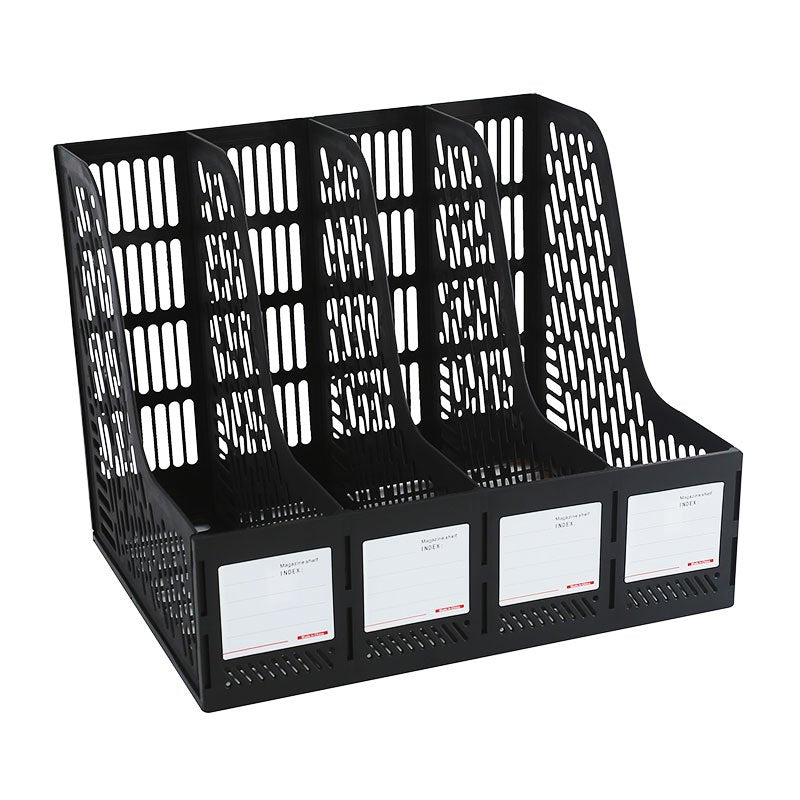 Thickened File Rack Storage Organizer Vertical File Bar Book Paper Desk