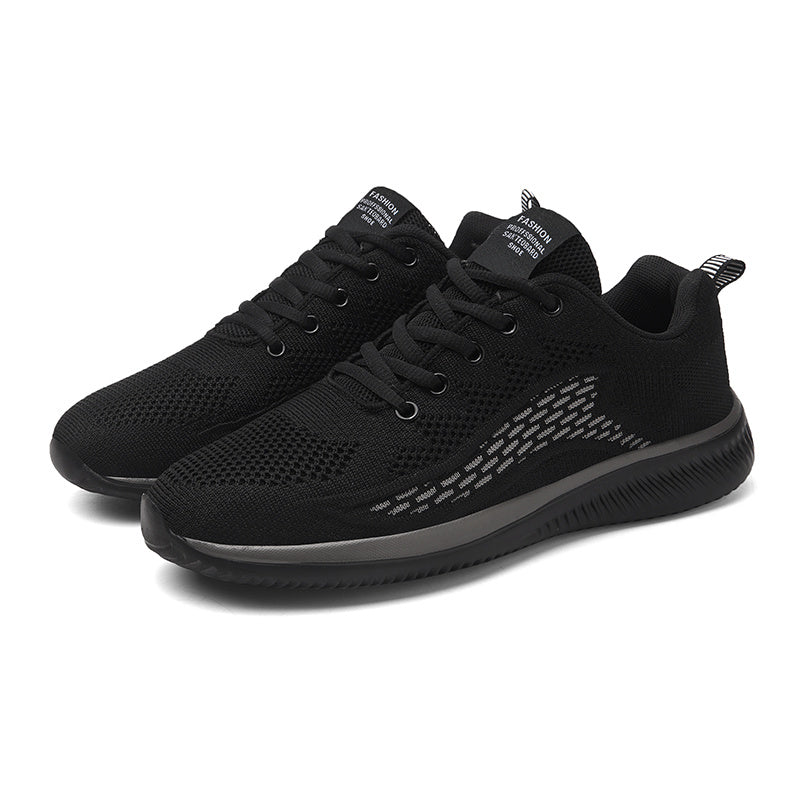 Men's Breathable Mesh Running Shoes Lace Up Lightweight