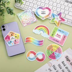 Pressure Relief Stickers Student Anxiety Sensory Calming Stripe Stickers