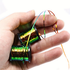 Royal Sissi 2 Spools Thick Tinsel Line for Fly Nymphs & Midges Body Making