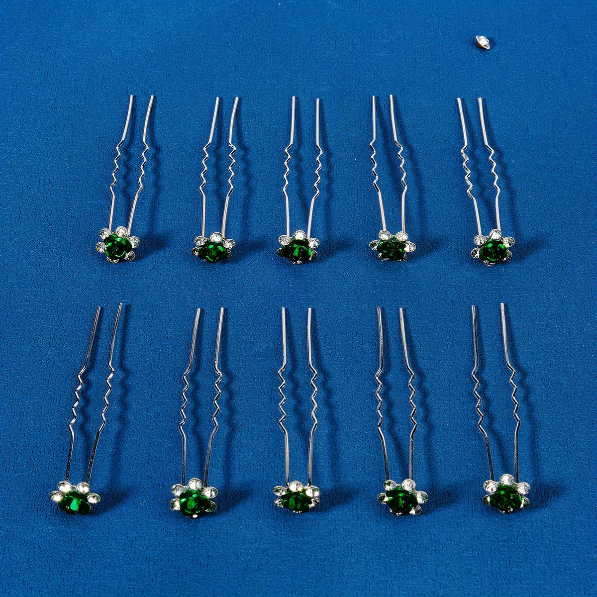 10pcs Rhinestone Flower Hairpin Bridal Wedding Hair Accessories