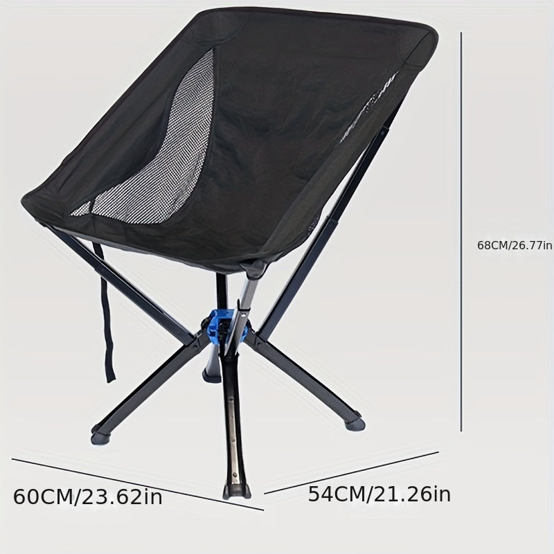 Outdoor Folding Chair with Umbrella for Fishing Camping