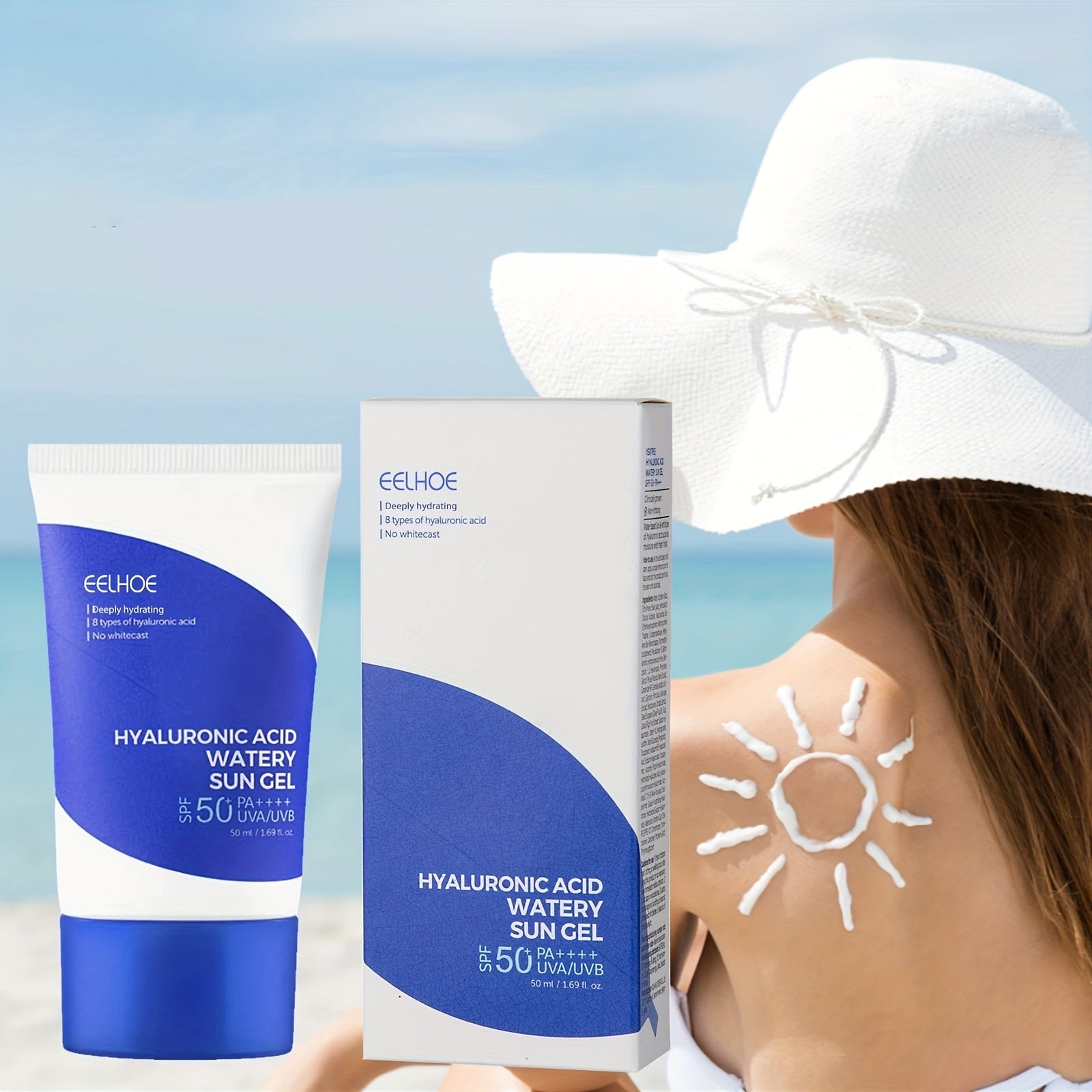 Hydrating Hyaluronic Acid Gel SPF for Outdoor Activities