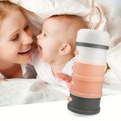 2pcs Portable Formula Containers Pink