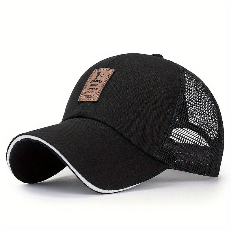 Embroidered Mesh Baseball Cap Unisex Outdoor Hat