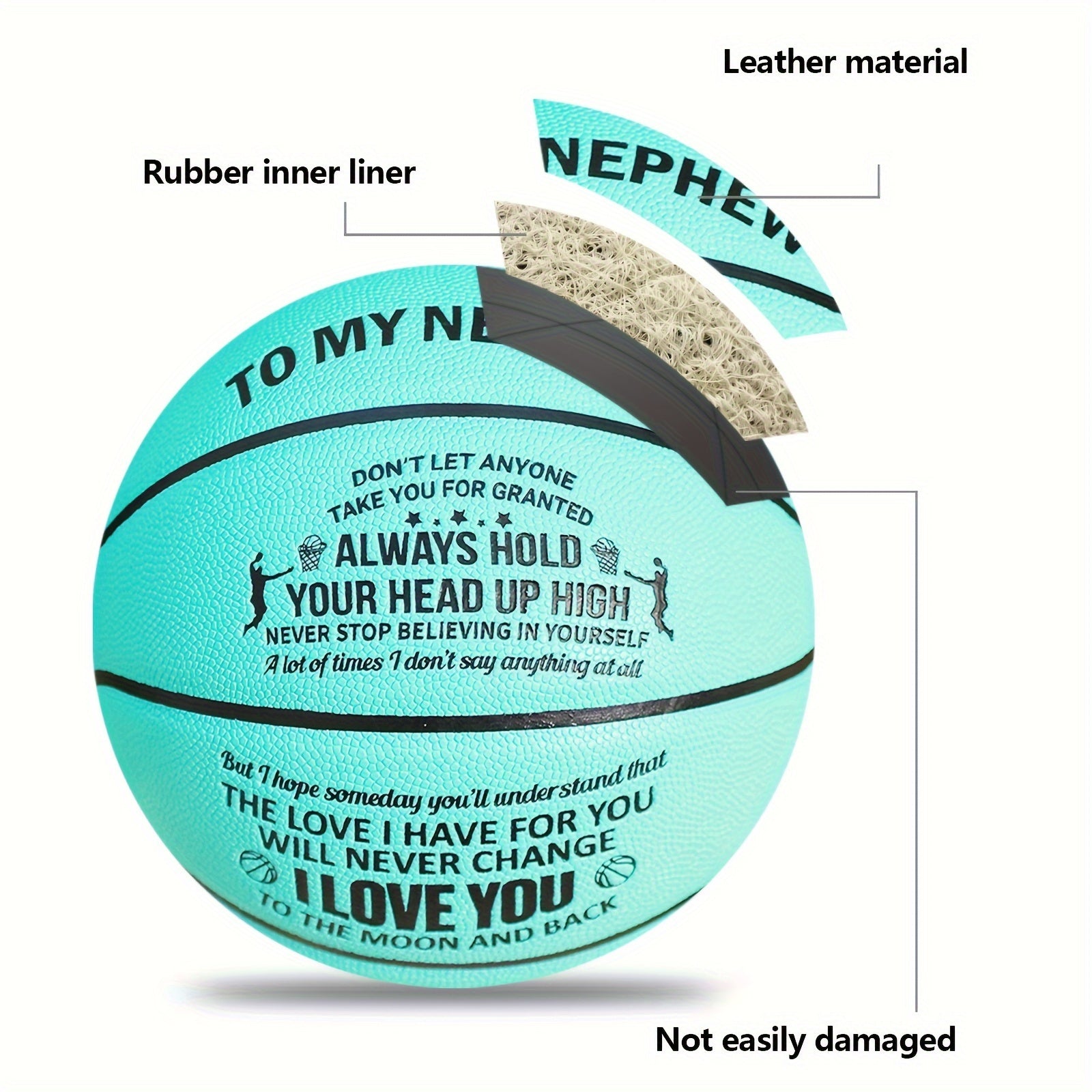 Special Basketball for Nephew - International Size with Pump