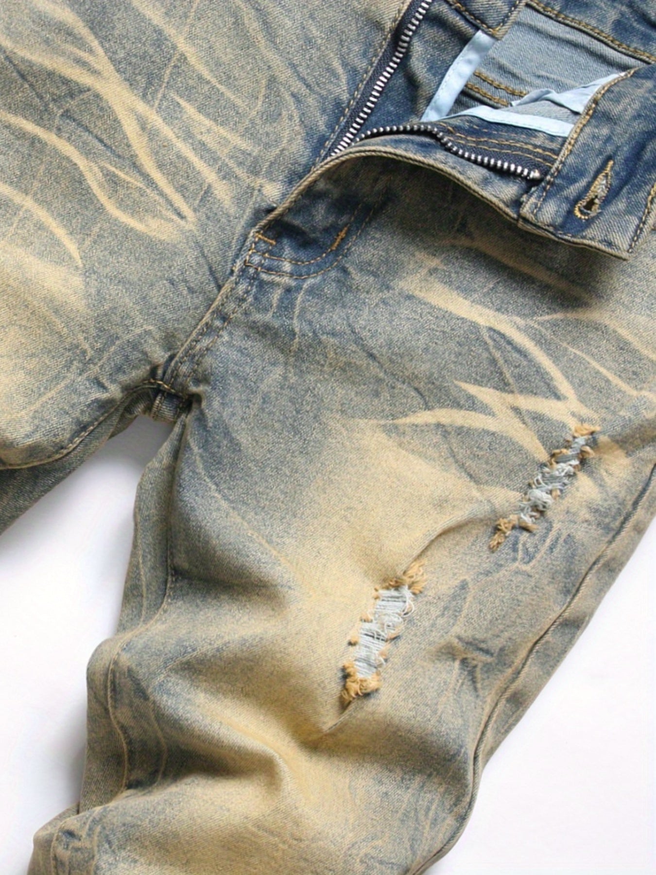 Boys Ripped Jeans Denim Pants Spring Autumn Kids Clothes