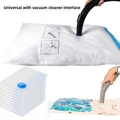 3Pcs Vacuum Compression Storage Bags Clothes Sweaters Blankets Quilts with Pump